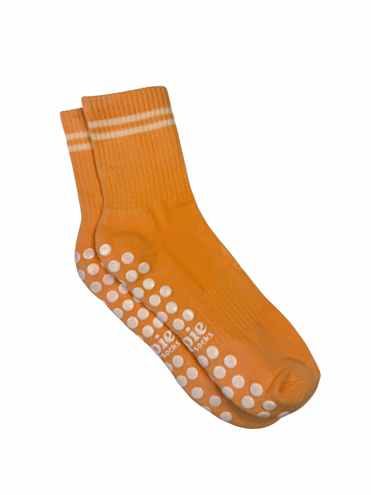 creamsicle orange grip socks