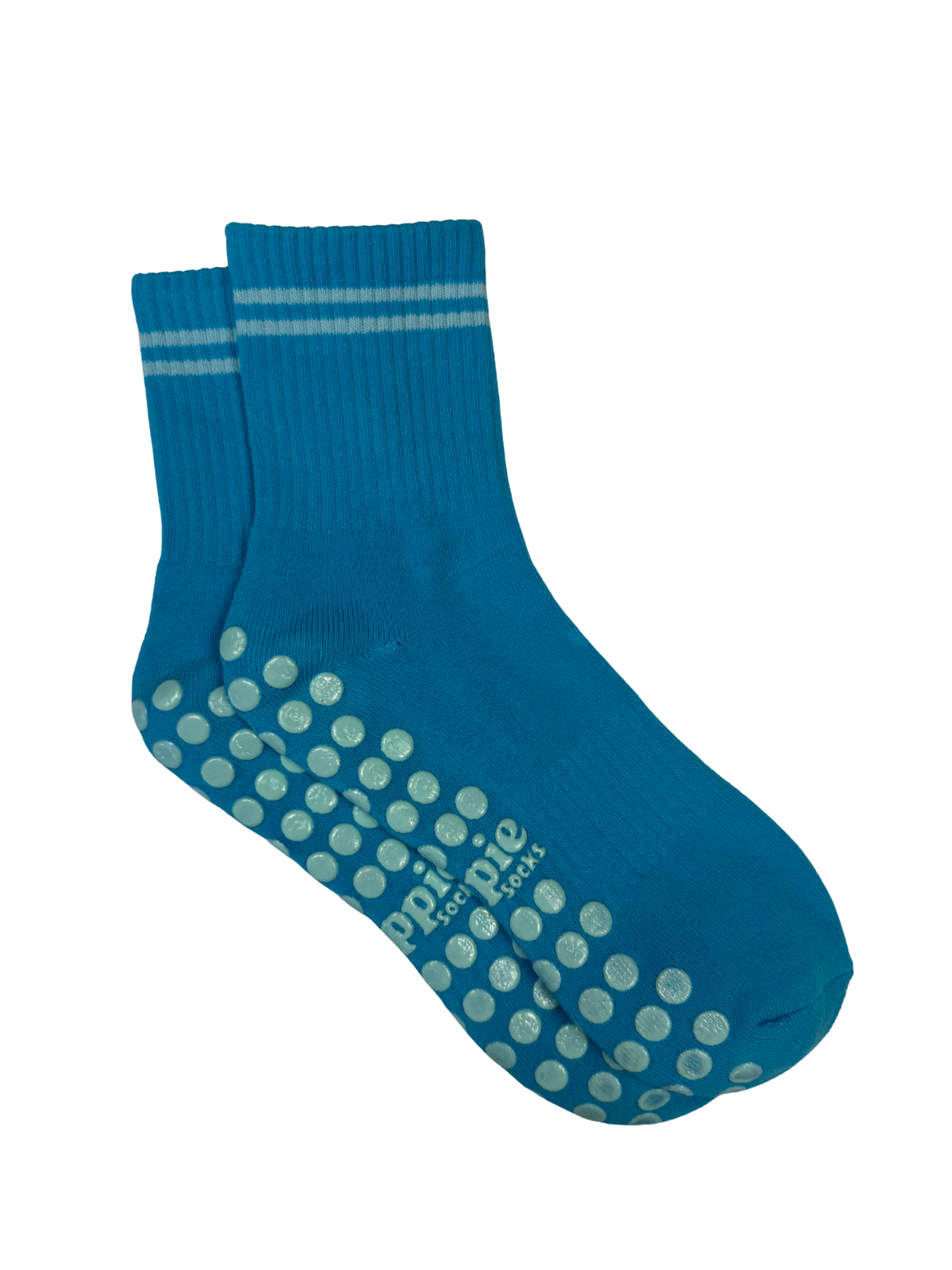 electric blue grip socks