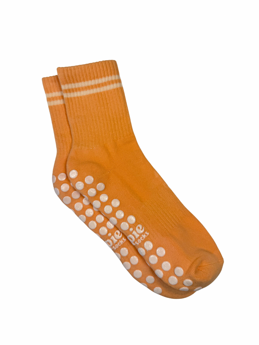 creamsicle orange grip socks