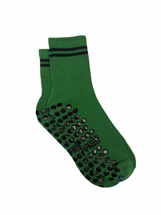 forrest green grip socks